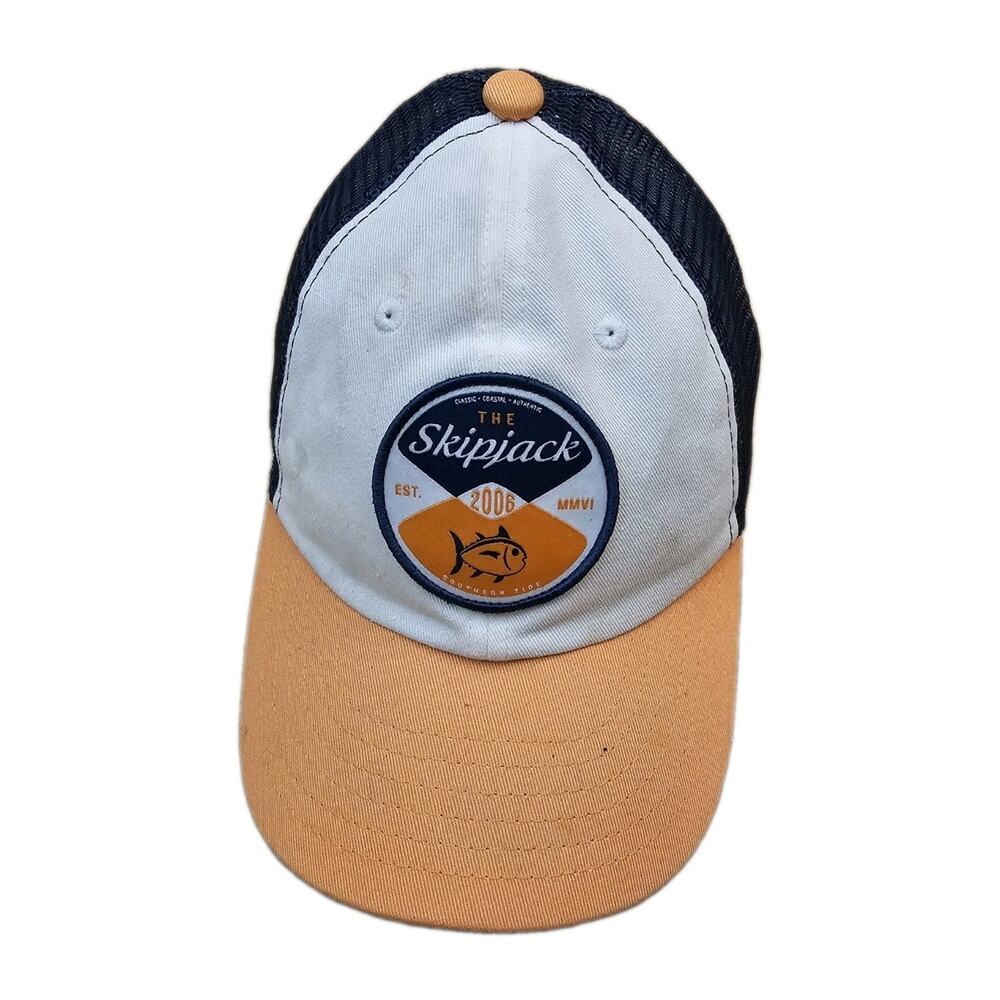 Southern Tide Mesh Back Snapback Adjustable Cap Adult One Size